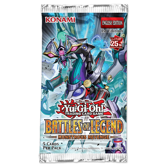 Yu-Gi-Oh! Battles of Legend: Monstrous Revenge Booster Pack (5 Cards)