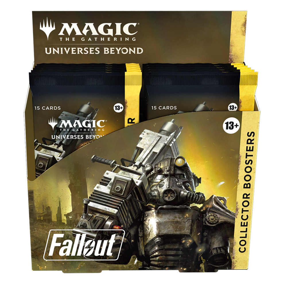 MTG Universes Beyond Fallout Collector Booster Box (12 Packs) MTG Universes Beyond Fallout Collector Booster Box (12 Packs)