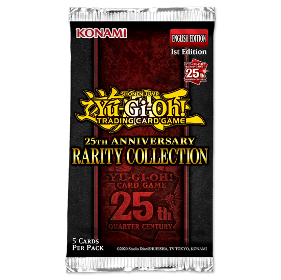 Yu-Gi-Oh! The 25th Anniversary Rarity Collection Booster Pack (5 Cards)
