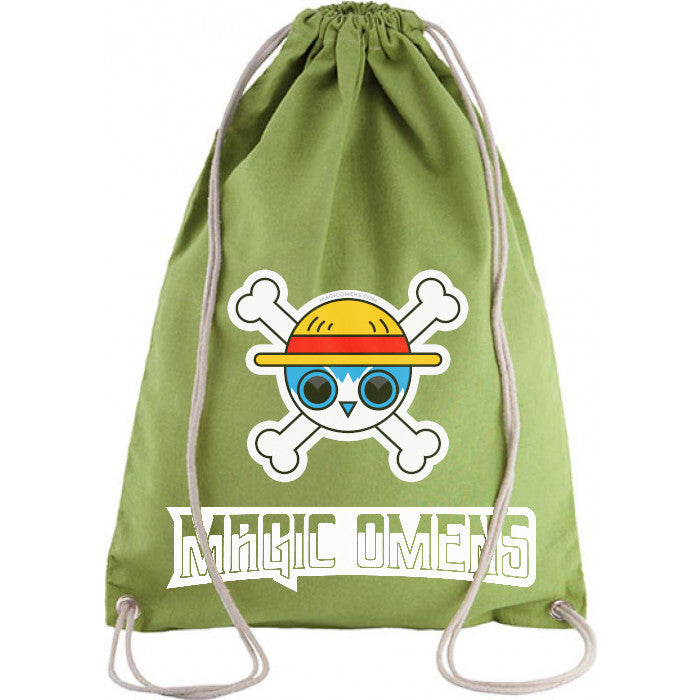 Magic Omens "Straw Hat" Owl Cotton Drawstring Backpack