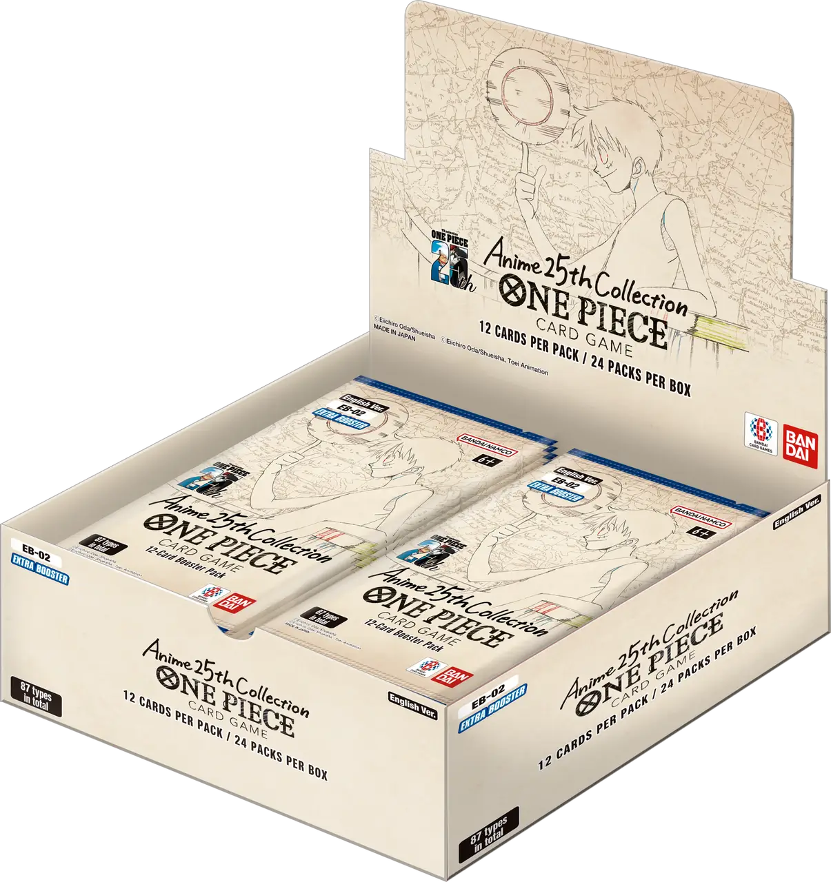 lob 25th booster box Legend of Blue Eyes White Dragon Yu-Gi-Oh! as well as incredible Spell Cards like Pot of Greed and Raigeki One Piece: Anime 25th Collection