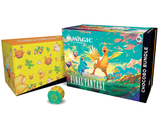 shop deals on mtg final fantasy chocobo bundle MTG Final Fantasy [x6] Holiday (Japanese) Chocobo Bundle Sealed Case –  Flipside Gaming main image 1