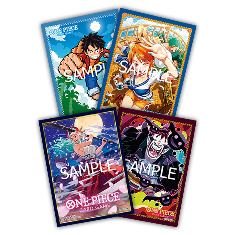 One Piece: Official Card Sleeves 8 | four different designs One Piece: Official Card Sleeves 8 | four different designs
