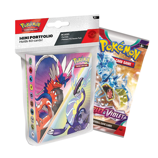 Pokemon TCG Scarlet & Violet Mini Portfolio + Booster Pack
