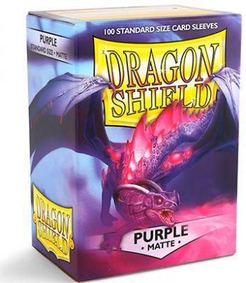 Dragon Shield Matte Standard Size Sleeves Purple (100pcs)
