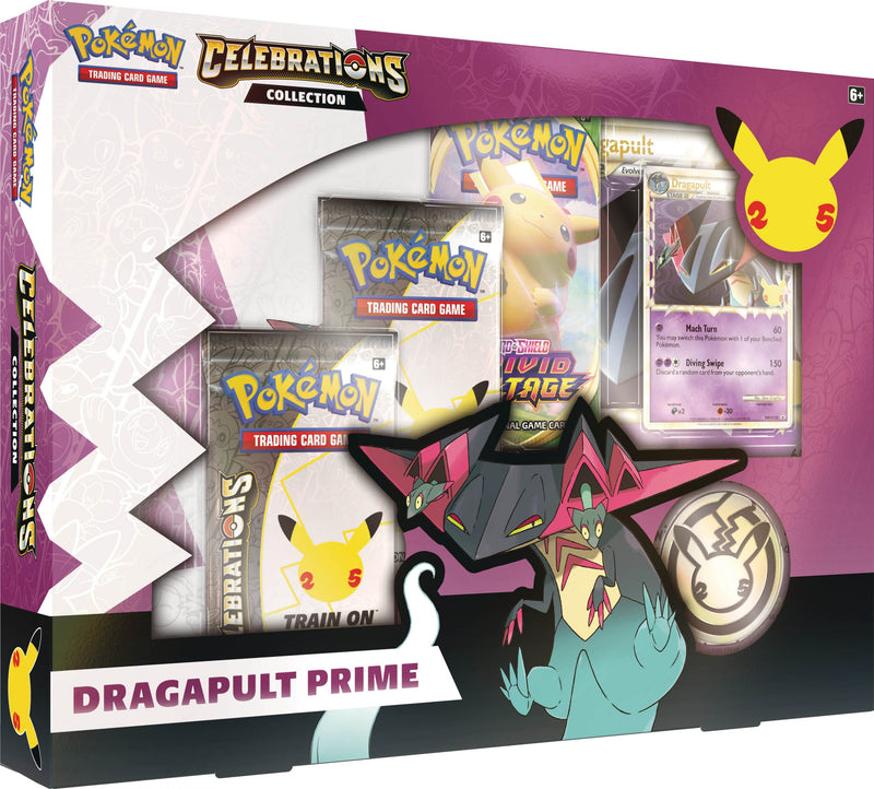 Pokémon TCG Anniversary: Celebrations - Dragapult Prime Collection (in English) Preorder