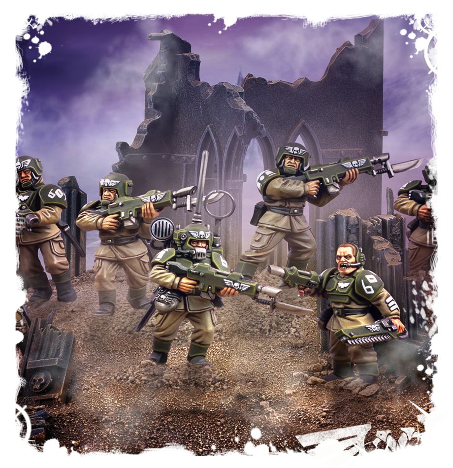 Warhammer 40K Astra Militarum Cadian Shock Troops