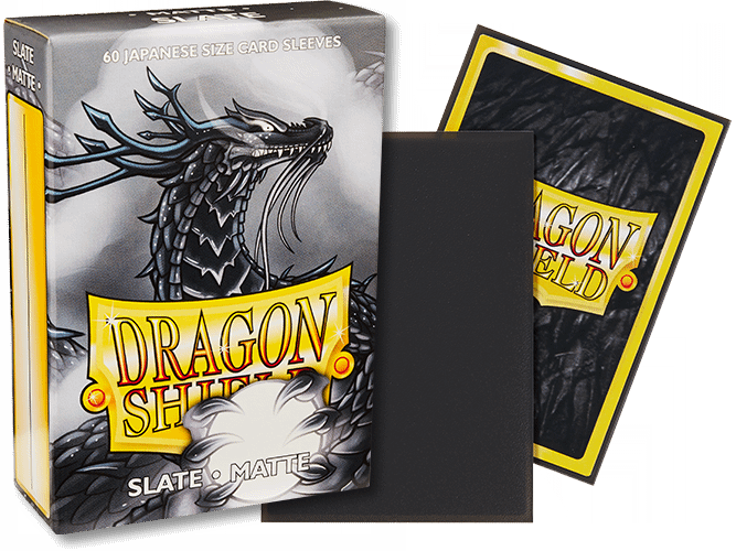 Dragon Shield Matte Japanese Size Slate Sleeves | 60 pieces Dragon Shield Matte Japanese Size Slate Sleeves | 60 pieces
