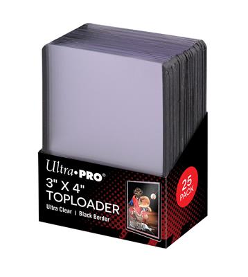 Ultra PRO Toploaders Clear with Black Border