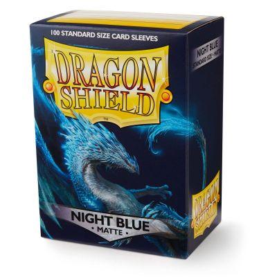 Dragon Shield Matte Standard Size Sleeves Night Blue (100pcs)