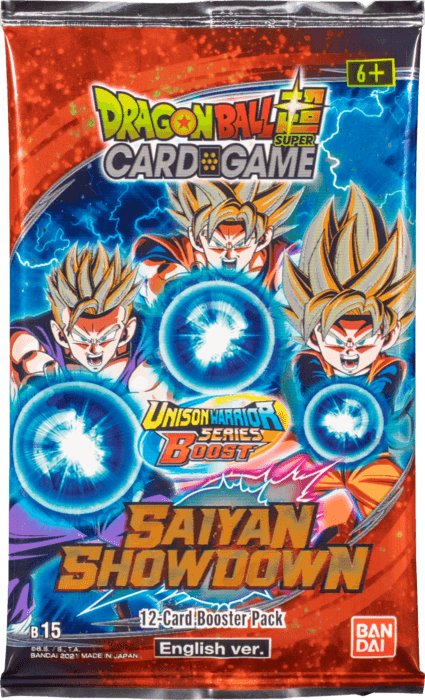 Dragon Ball Super Card Game Saiyan Showdown (B15) Booster Pack (12 cards)