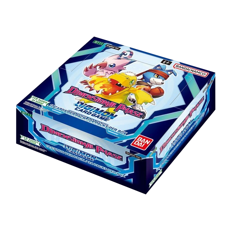 Digimon Card Game Dimensional Phase BT11 Booster Box (24 packs)