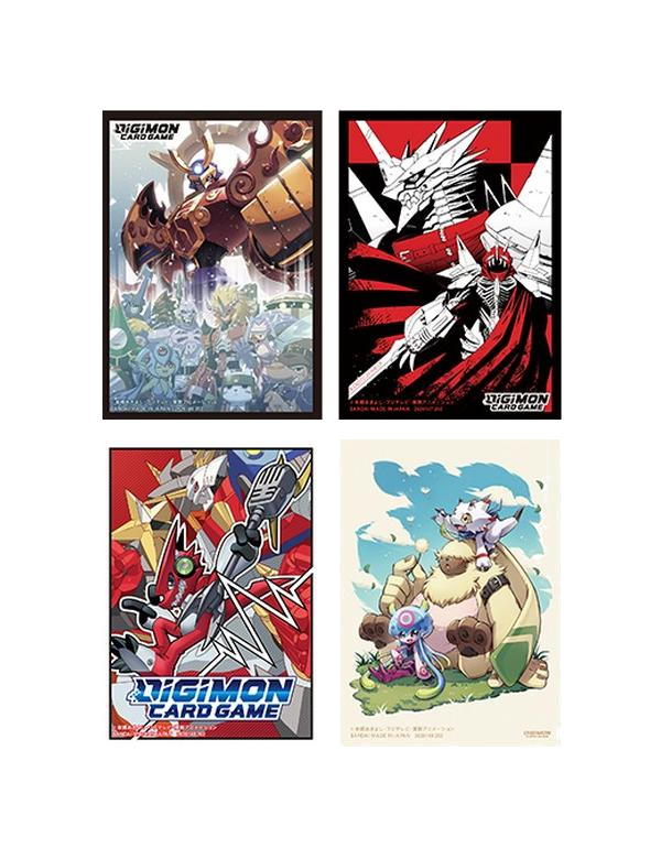 Carddass Digimon Card Game Official Assorted Sleeves 2022