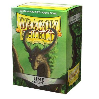 Dragon Shield Matte Standard Size Sleeves Lime (100 pcs)