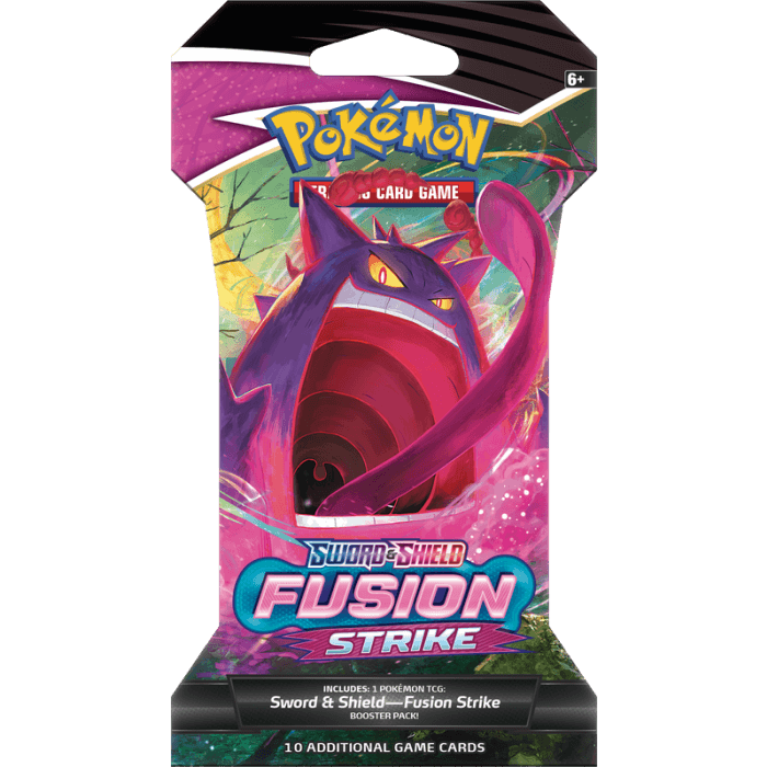 Pokemon TCG Fusion Strike Sleeved Booster Pack (10 cards)