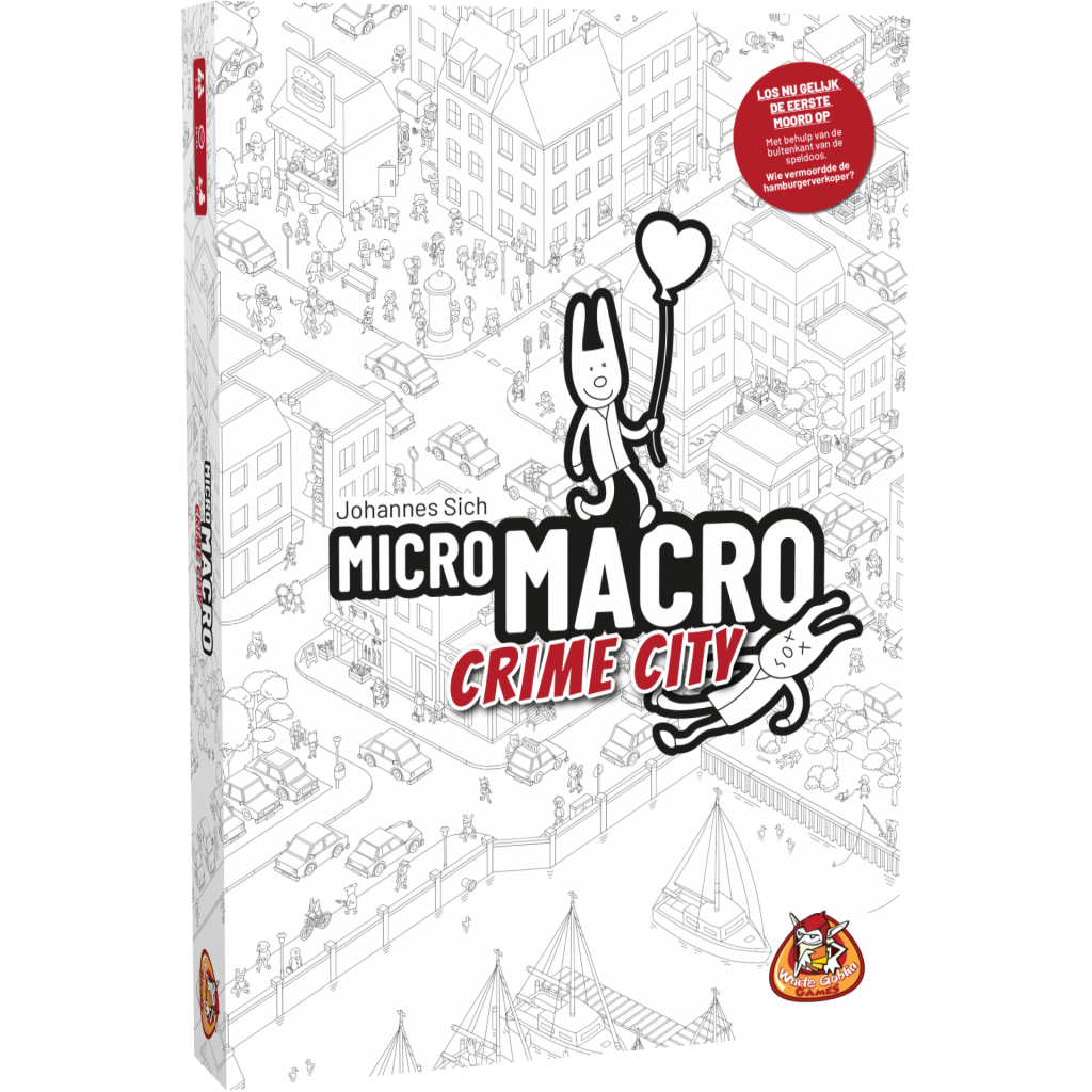 MicroMacro: Crime City | 16 Case Mystery Board Game