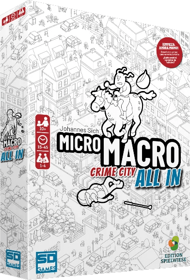 MicroMacro Crime City 3 All In Mystery Board Game