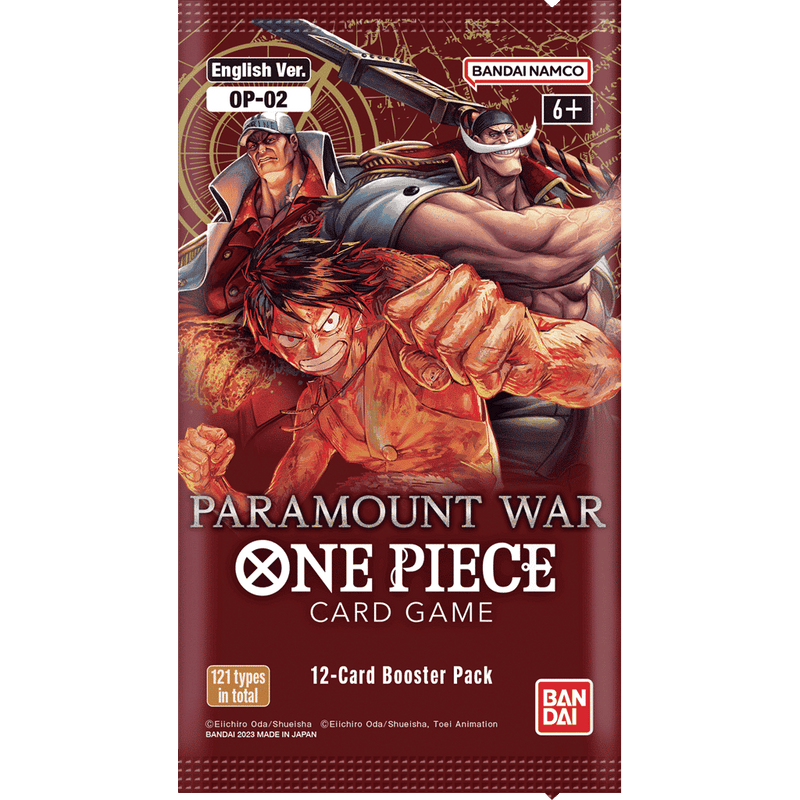 One Piece Paramount War Booster Pack OP02 (12 Cards)