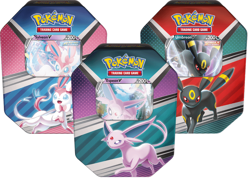 Pokemon TCG V Heroes Tin | Umbreon, Espeon or Sylveon Pokemon TCG V Heroes Tin | Umbreon, Espeon or Sylveon