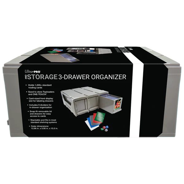 Ultra Pro PRO Storage 3 Drawer Organizer