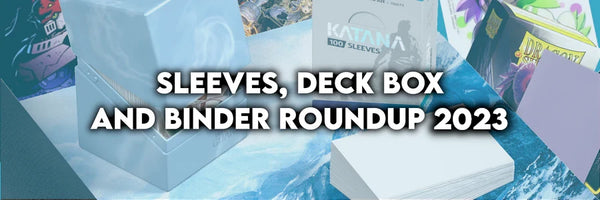 best sleeves deck boxes and playmats for pokemon digimon and mtg