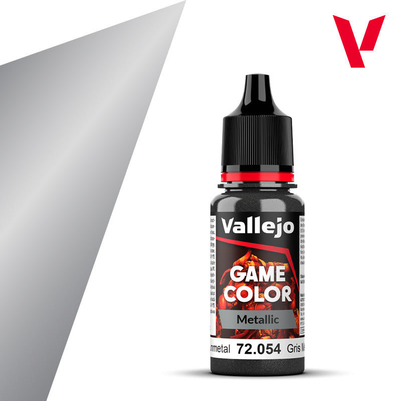 Vallejo Game Color Metallic - Dark Gunmetal