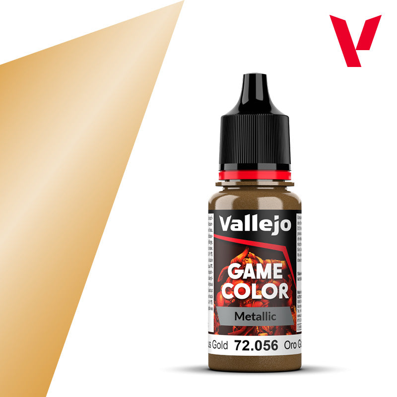 Vallejo Game Color Metallic - Glorious Gold