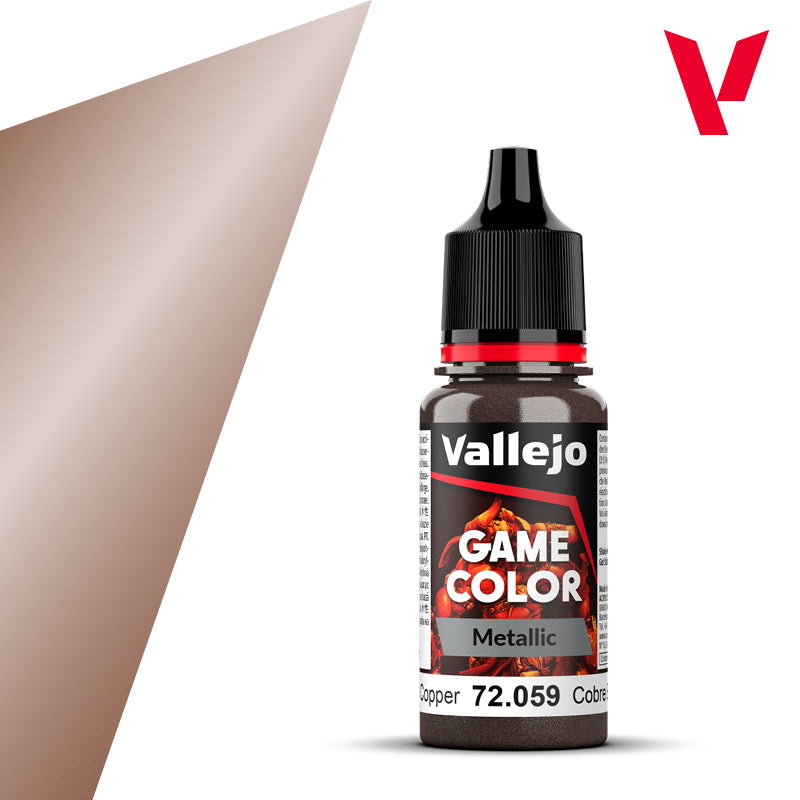 Vallejo Game Color Metallic - Hammered Copper