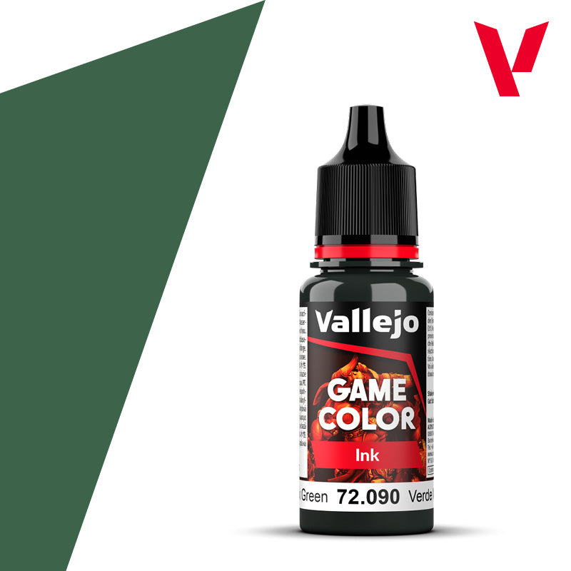 Tinta u boji Vallejo Game - crno zelena