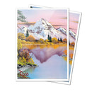 Ultra PRO x Bob Ross: Apex Deck Protector Sleeves - Mighty Mountain Lake