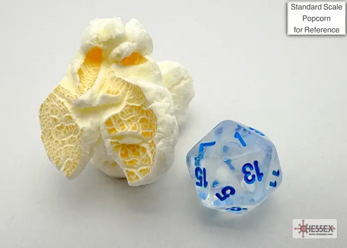 Chessex: Mini 7 Die Set - Borealis Icicle/Light Blue Luminary