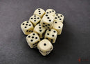 Chessex: 16mm d6 Dice Block (12 pcs) - Opaque