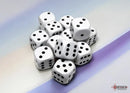 Chessex: 16mm d6 Dice Block (12 pcs) - Opaque