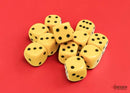 Chessex: 16mm d6 Dice Block (12 pcs) - Opaque