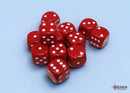 Chessex: 16mm d6 Dice Block (12 pcs) - Opaque