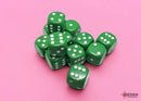 Chessex: 16mm d6 Dice Block (12 pcs) - Opaque