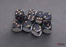 Chessex: 16mm d6 Dice Block (12 pcs) - Opaque