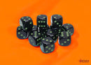 Chessex: 16mm d6 Dice Block (12 pcs) - Opaque