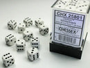 Chessex: 12mm d6 Dice Block (36 pcs) - Opaque