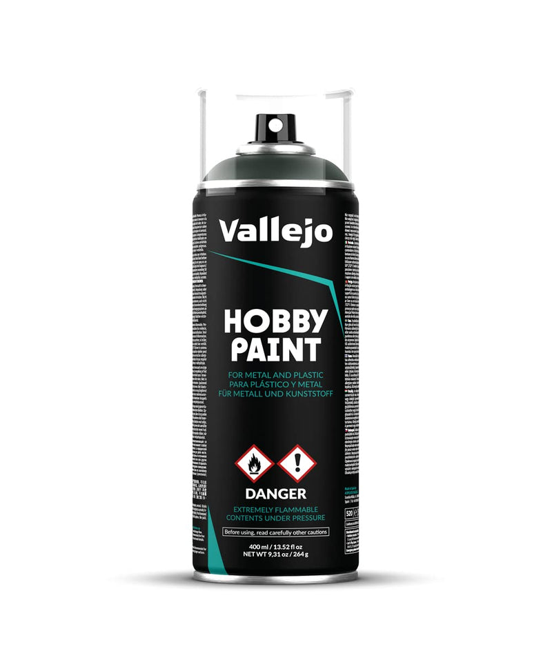 Vallejo Hobby Paint Spray Can - Dark Green