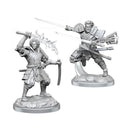 Magic: The Gathering Unpainted Miniatures: Raiyuu and Isshin