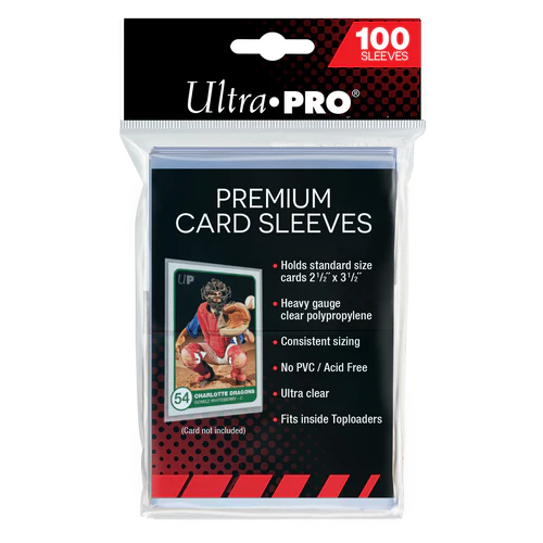 Ultra Pro 2.5" x 3.5" Premium Card Sleeves (100ct)