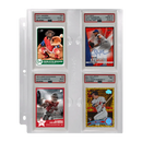 Ultra PRO: 4-Pocket Page for Graded PSA Slabs