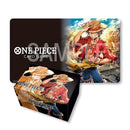 One Piece podloga za igru ​​s kartama i komplet torbica za karte Monkey D. Luffy