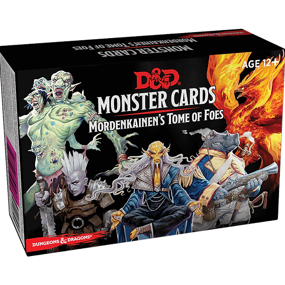 D&D Monster Cards - Mordenkainen's Tome of Foes (109 cards)