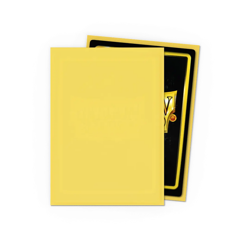 Dragon Shield: Standard Size Classic Sleeves - Yellow (60pcs)