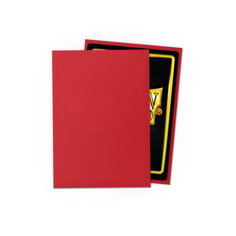 Dragon Shield: Japanese Size Matte Sleeves - Ruby (60pcs)