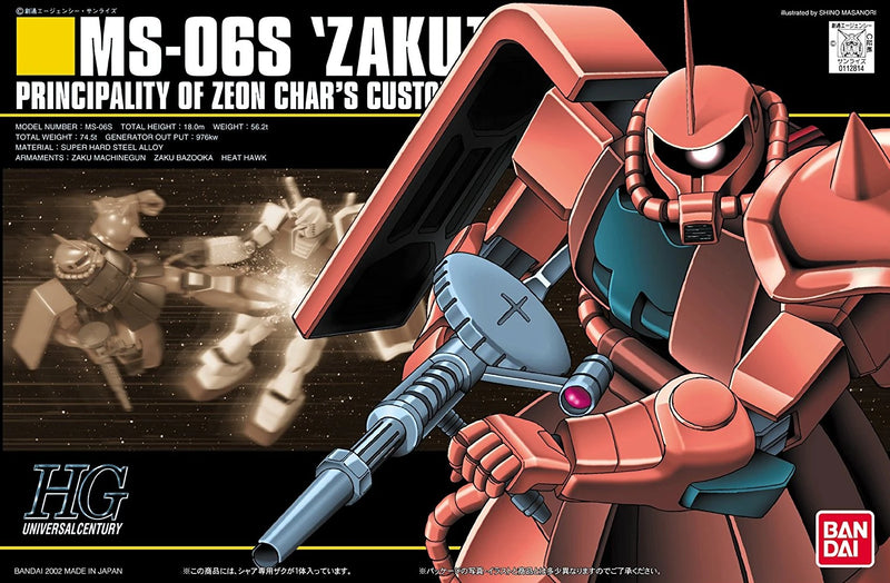 Gundam 1/144 HGUC Char's Zaku II