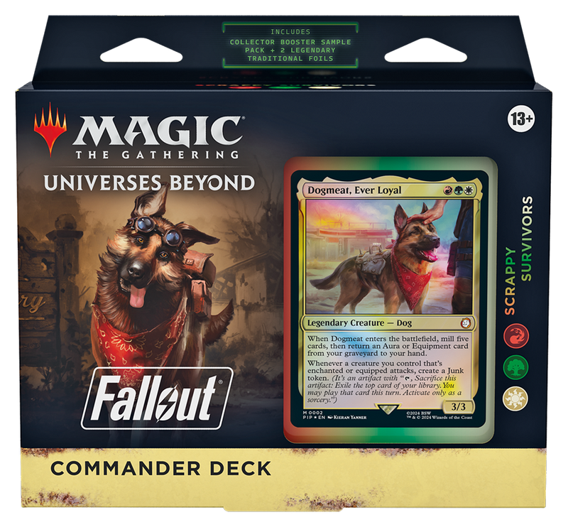 MTG Universes Beyond Fallout Commander Deck