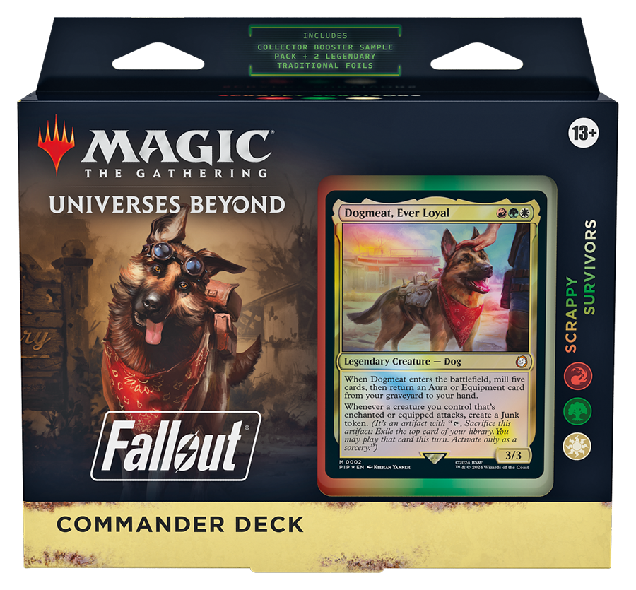 MTG Universes Beyond Fallout Commander Deck